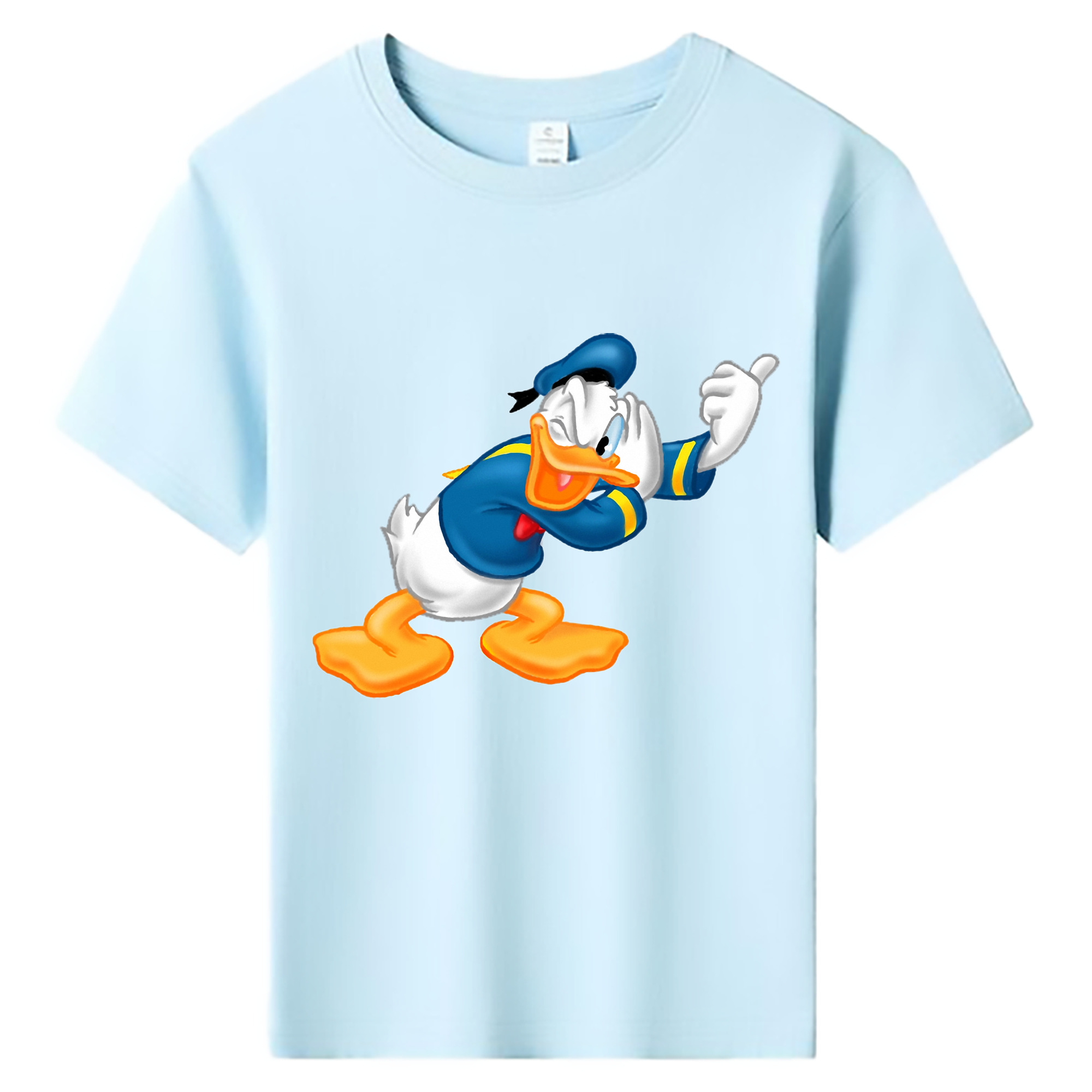 （画像用） ミッキーマウス Mickey Mouse 綿100％キッズTシャツ（フロントプリント）